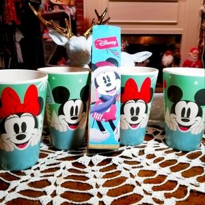 Disney Mickey Minnie Mouse cups 16oz Christmas Gift Biodegradable Bamboo